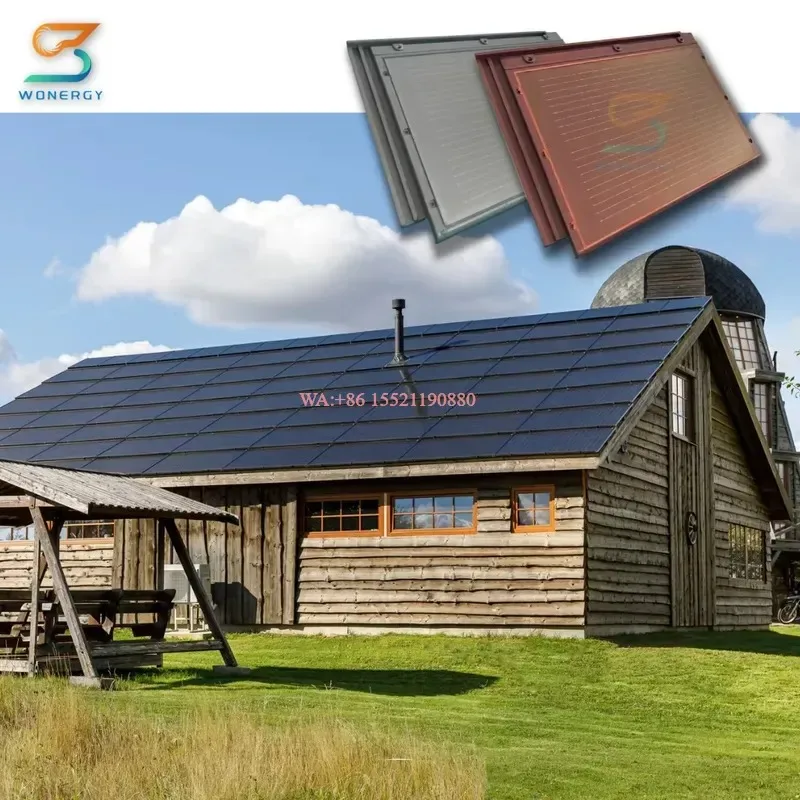 wmwmnu for High Quality Home Roof Solar Panel Tile Curved Monocrystalline Silicon Photovoltaic 30w Solar Tiles