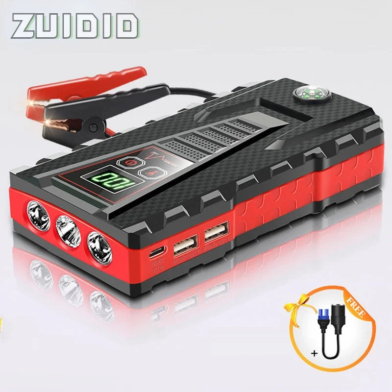 

22000mAh Car Jump Starter 1200A Emergency Power Bank 12V Auto Car Booster Battery Portable Automotive Starter Articles For Cars