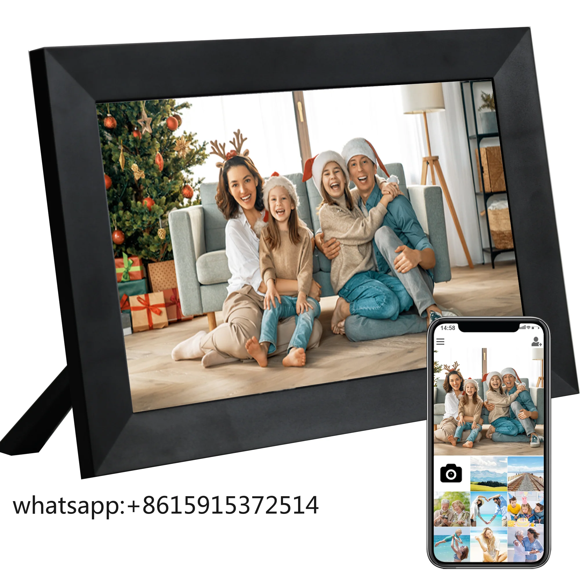 TLCRETE Veidoo 10,1-дюймовый Wi-Fi RK3126 Цифровая фоторамка IPS Сенсорный экран 32 ГБ Хранение Автоматическое вращение Умный дом Цифровая фоторамка Fr TLCRETE Veidoo 10,1-дюймовый Wi-Fi RK3126 Цифровая фоторамка IPS Сенсорный экран 32 ГБ Хранение Автоматическое вращение Умный дом Цифровая фоторамка Fr