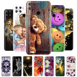 For Redmi 10C Case Clear Phone Cover Soft Silicone Back Cases For Xiaomi Redmi 9C Redmi10C 10 C Case Redmi9C NFC TPU Capa Cute