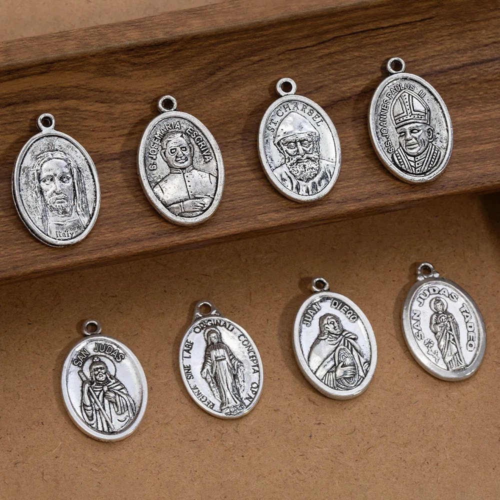 

Кулон священника из цинкового сплава, подвеска-аксессуар для религиозного ожерелья в европейском стиле