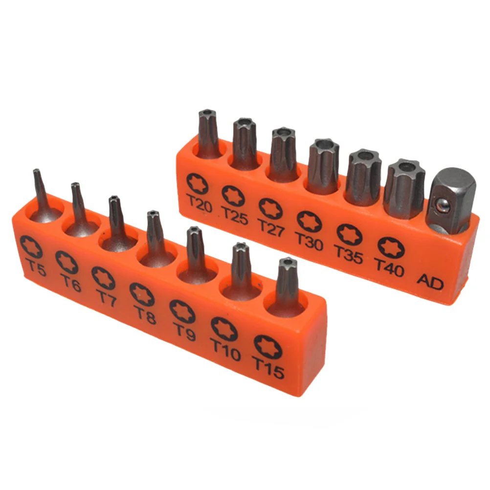 

Bit Set High Hardness Steel Tamper Proof Star 6 Point Security Bits For Screwdrivers Drills 1/4 Shank Anti Slip Impact