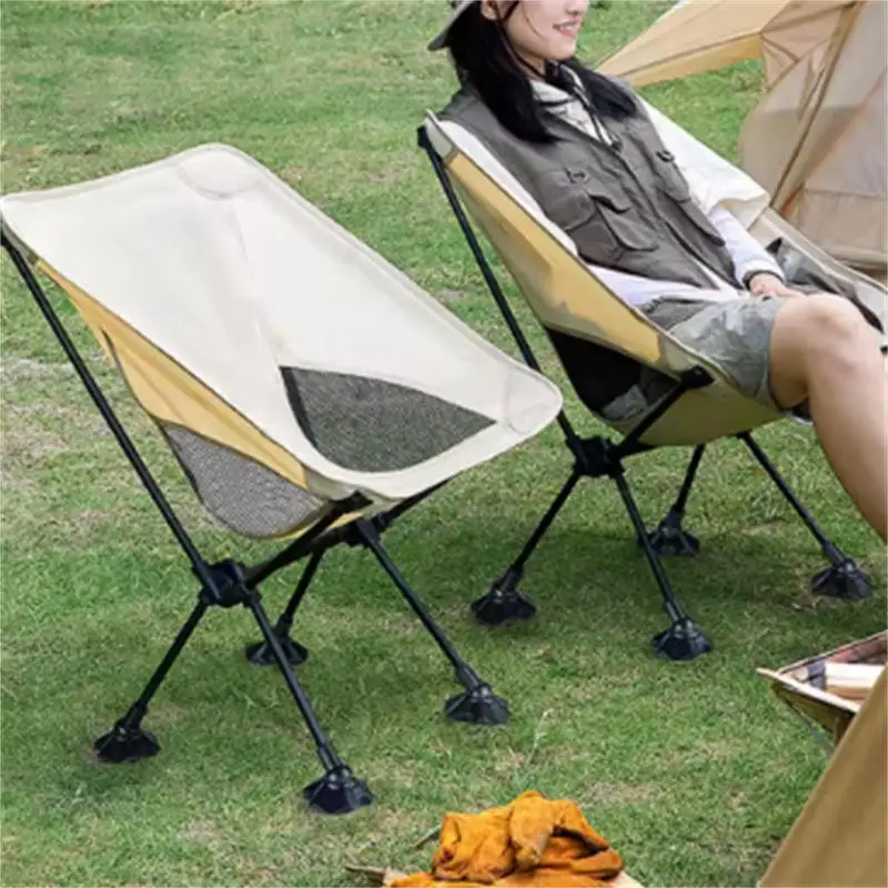 

4Pcs 13/16mm Camping Chair Foot Pads,Plastic Folding Table Leg Caps, Anti-Slip Frog Fins Feet Covers Fishing Chair Leg Accessory