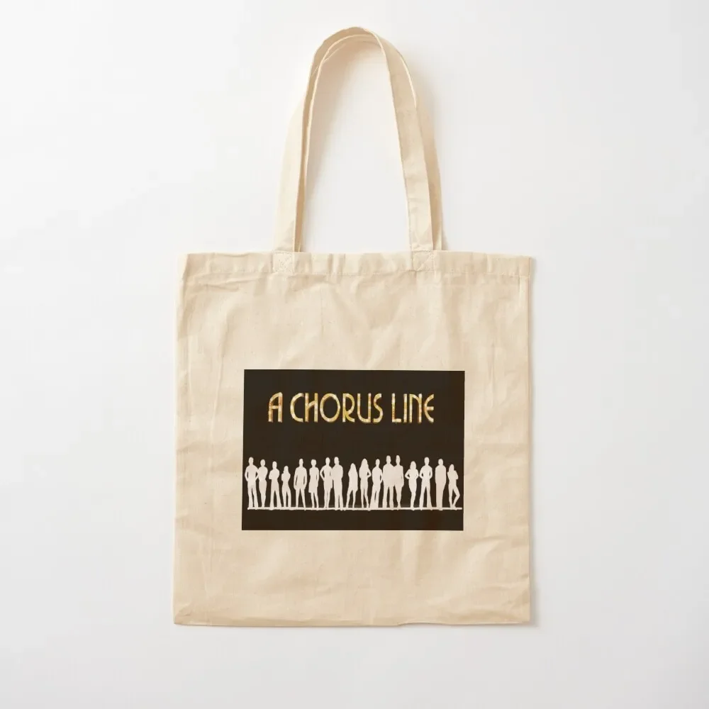 

A Chorus Line Tote Bag Canvas stote bag canvas tote Women's beach bags shopper bags