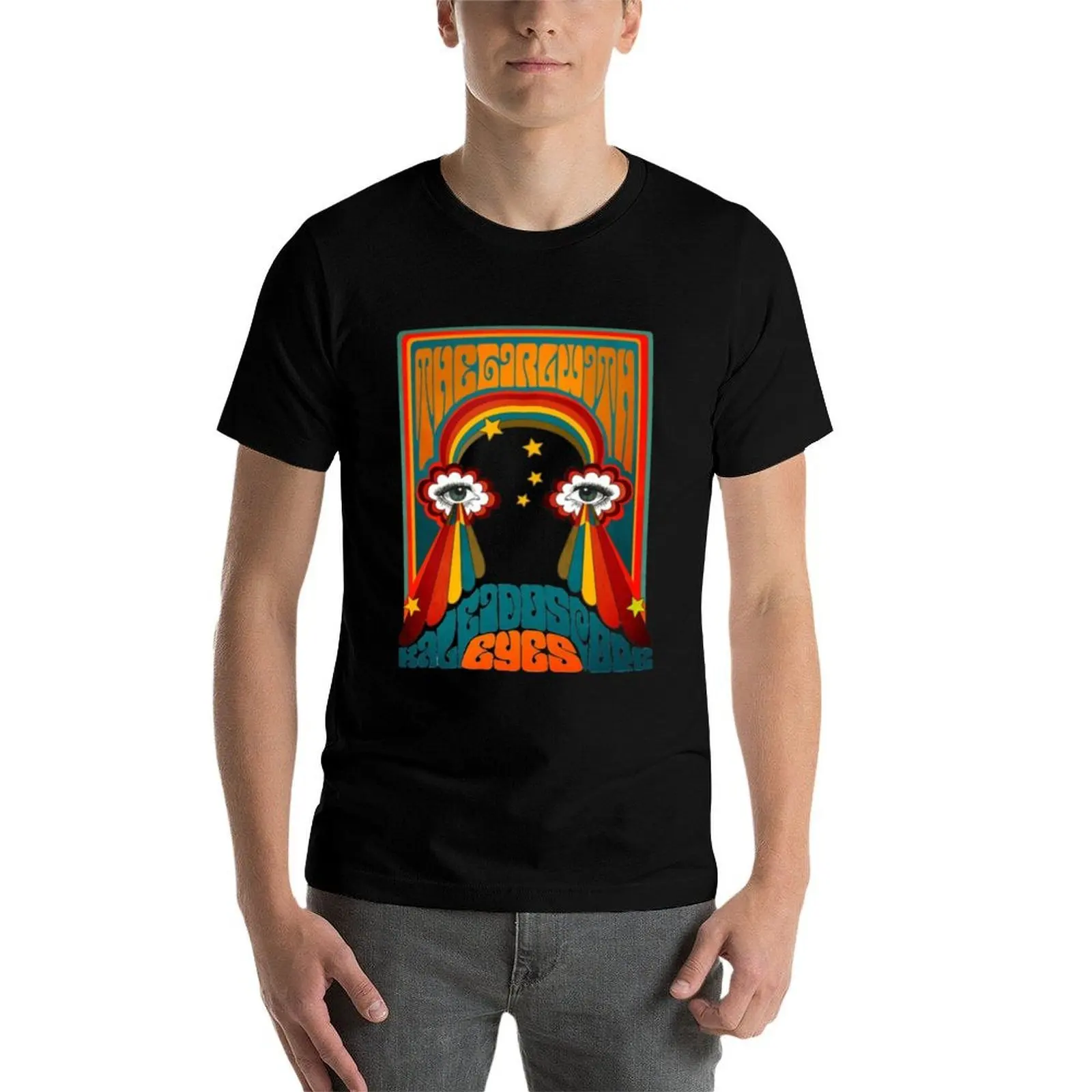lucy in the sky with diamonds T-Shirt anime t shirts for man black cotton t-shirt plain for man package T-Shirt