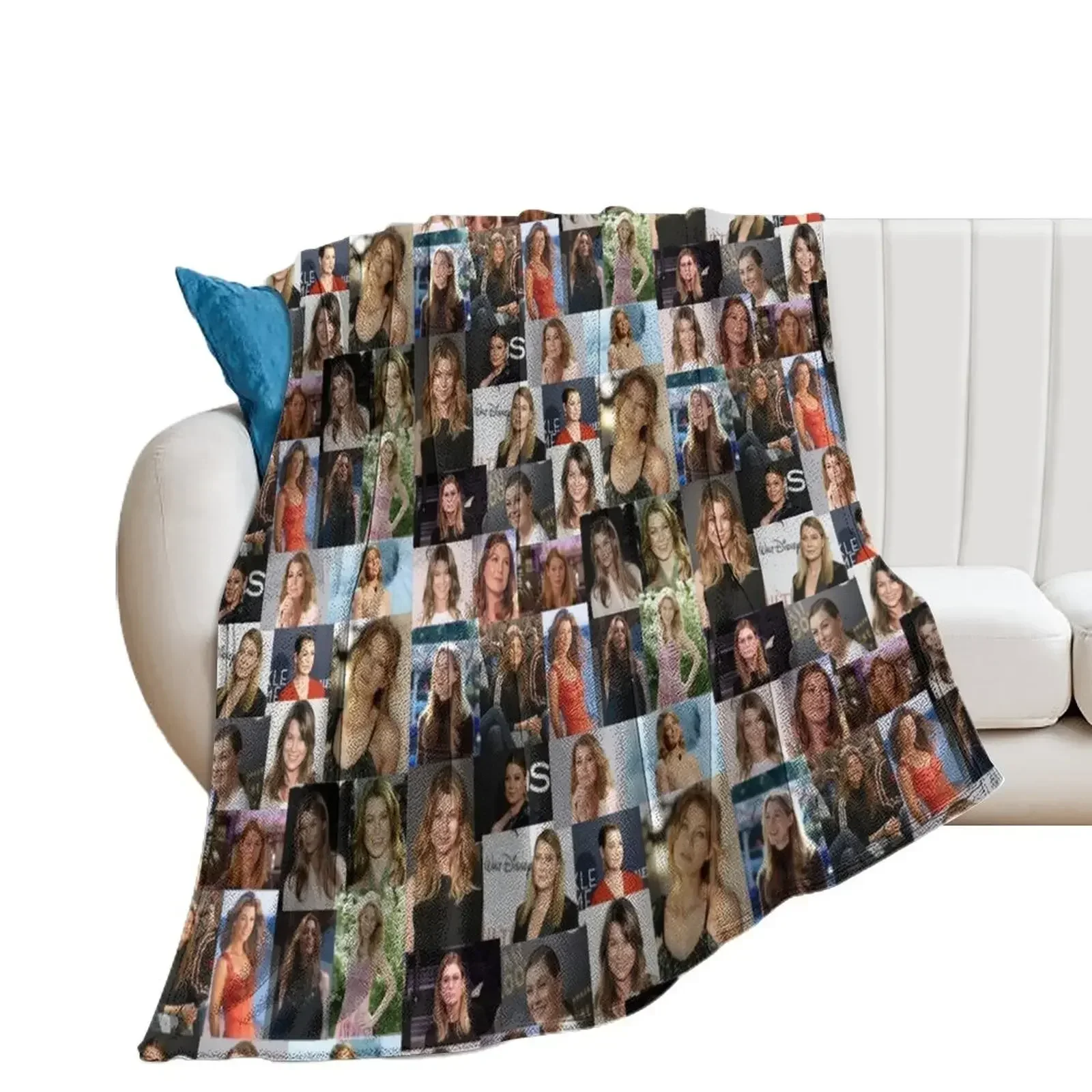 Ellen Kathleen Pompeo Throw Blanket christmas gifts decorative Blankets