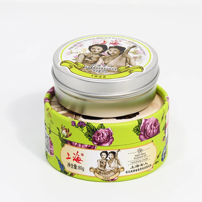 Shanghai Beauty Rose Essential Oil Nourishing Tender Vanishing Cream Smooth Lightweight Unique Design