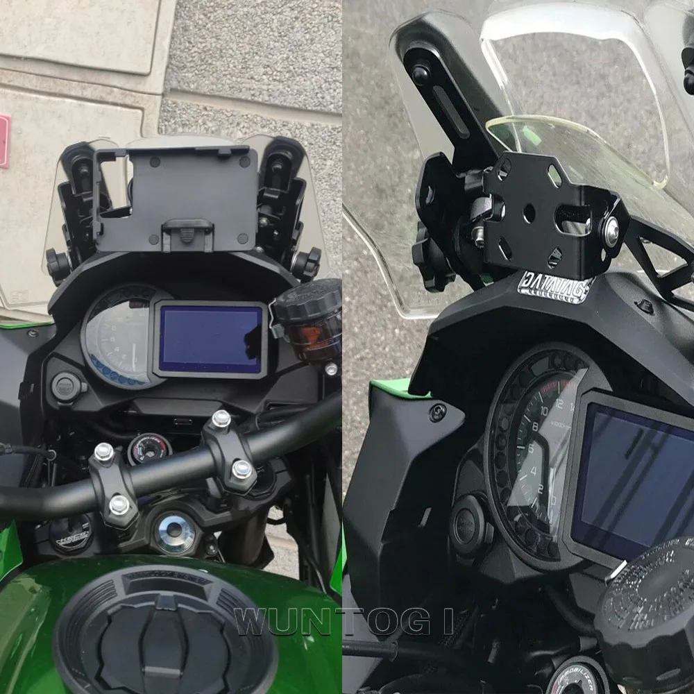 Soporte de navegador GPS para motocicleta, accesorios de soporte de navegación para Kawasaki versys 2021 versys1000 2022, novedad de 1000 y 2019