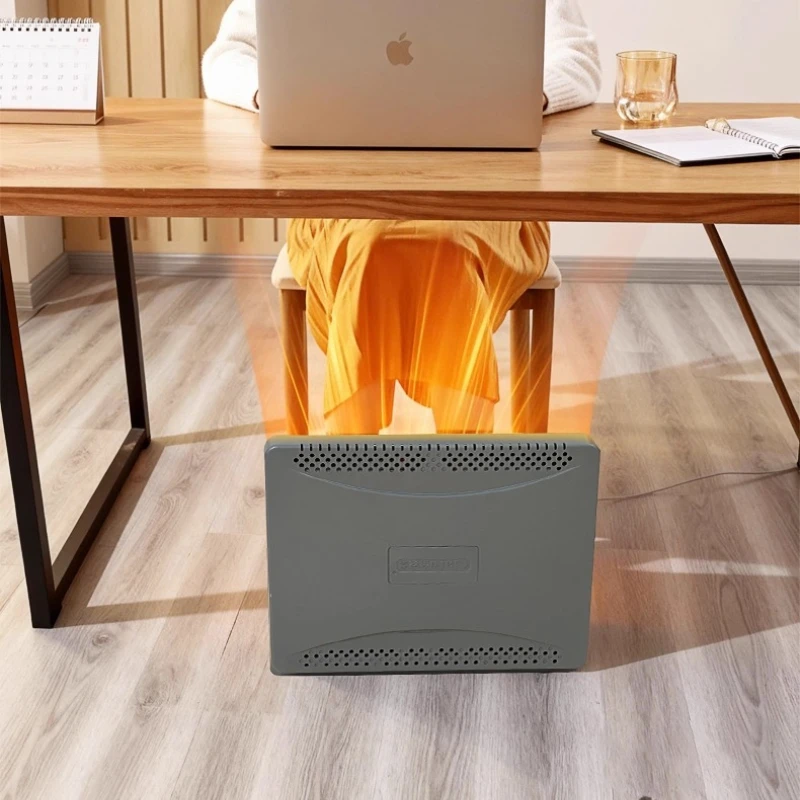 Electric Feet Heater Folding Portable Adjustable Thermostat Foot Warmer for Home Office Under Desk Feet Heated Warmers Winter