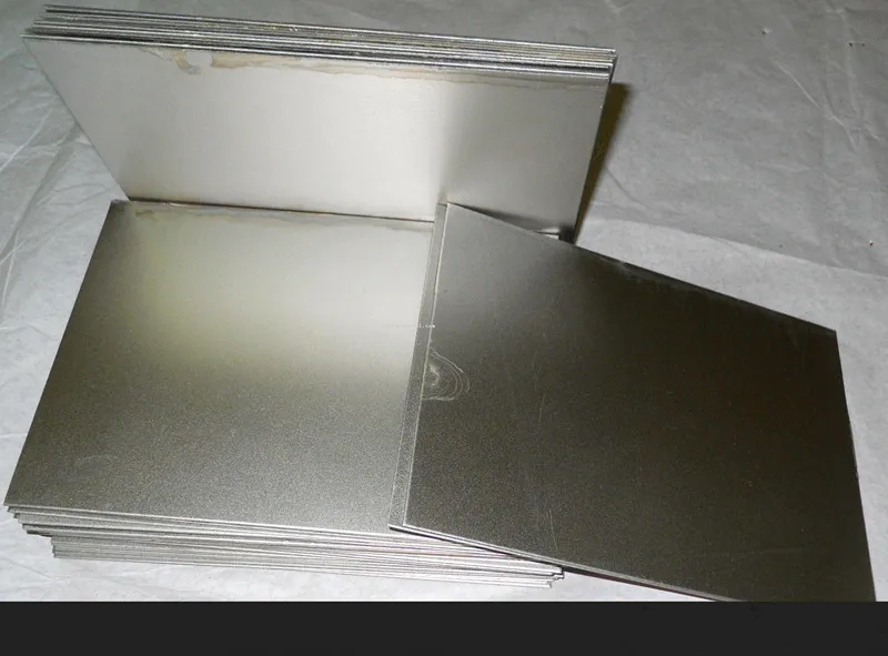 1x100x100mm Ultra-Thin Titanium-Alloy Placa 100mm * 100mm * 1mm TA2 Folha de titânio Vender com perda DIY Placa serviço personalizado
