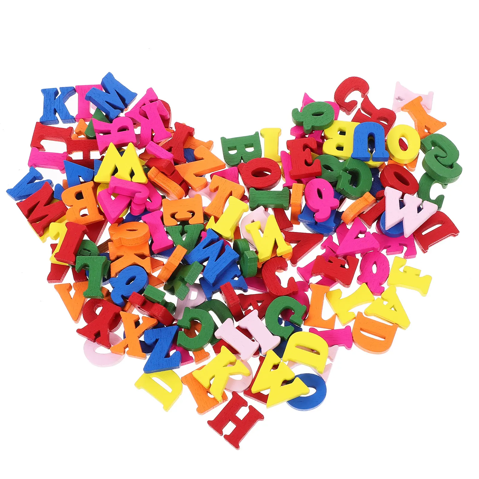

200pcs Wooden Alphabet Letters Unfinished Large Wood Letter Blocks Smooth Craft Decor Kids Party Wedding Baby Shower for Crafts