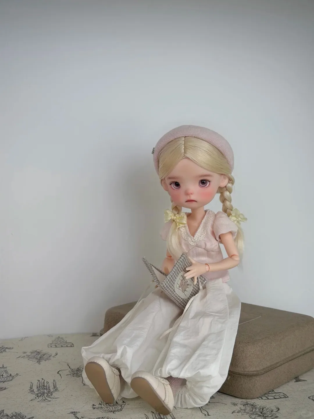New 1/6 sd Cute Girl Resin BJD doll Xiaop nana toy model humanoid birthday gift diy Spot Free shipping