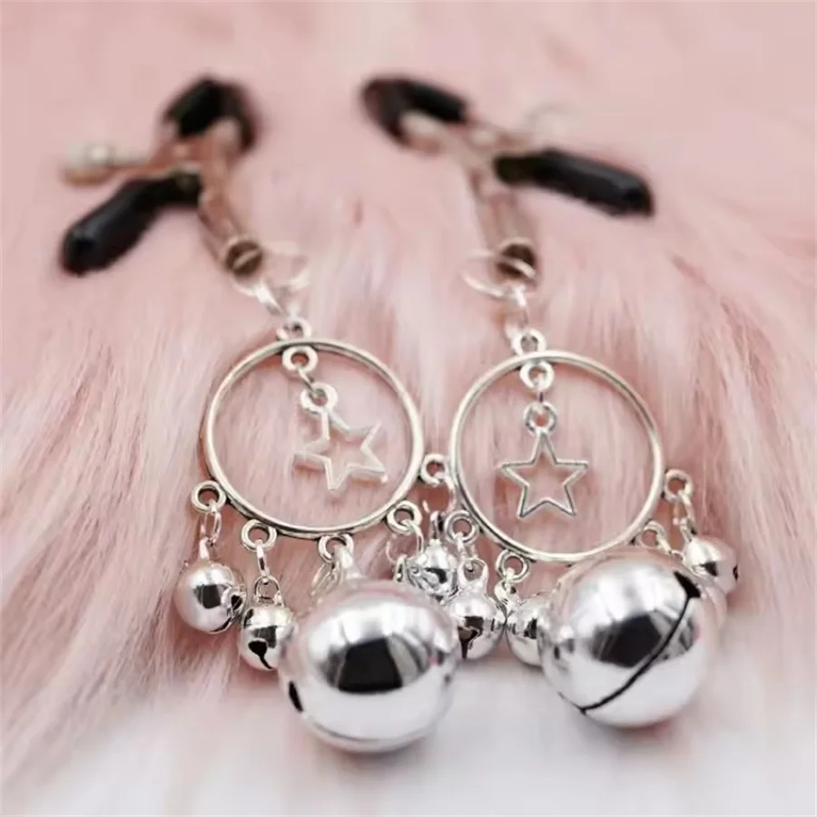 جرس الثدي كليب الحلمة كليب SM أنثى الحلمة تدليك المشابك البظر تحفيز الكبار لعبة الجنس للنساء أداة التدريب #3