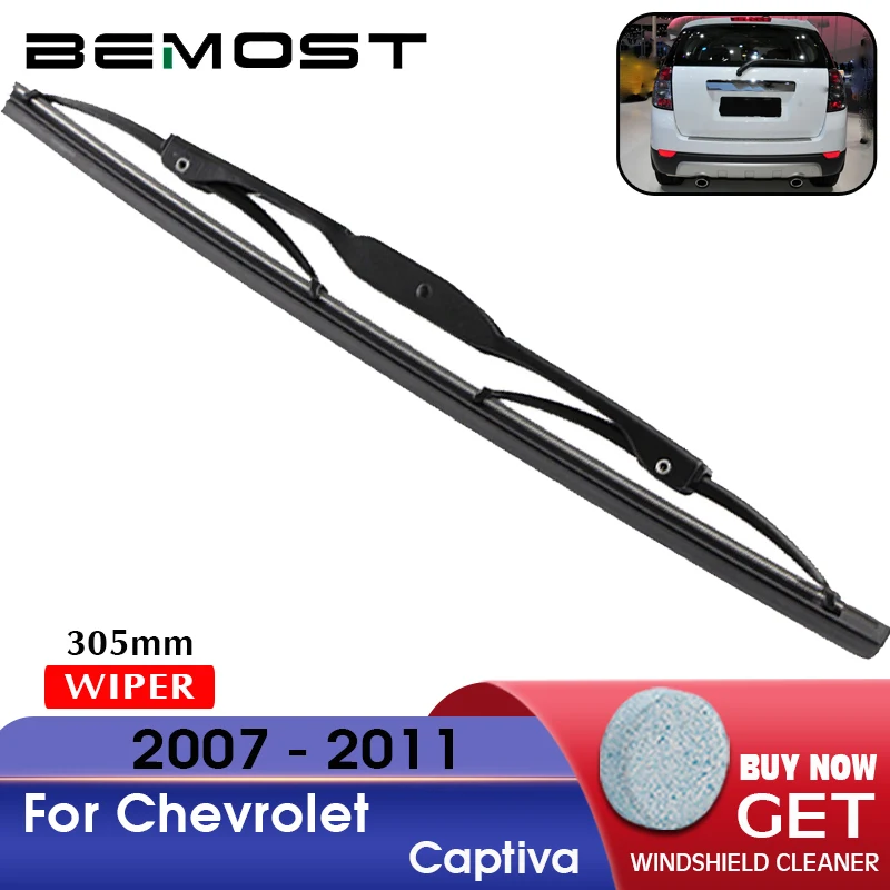 BEMOST Car Rear Wiper Arm Blades Rubber For Chevrolet Captiva 305MM 2007 2008 2009 2010 2011 2012 2013 2014 2015 2016 2017 2018