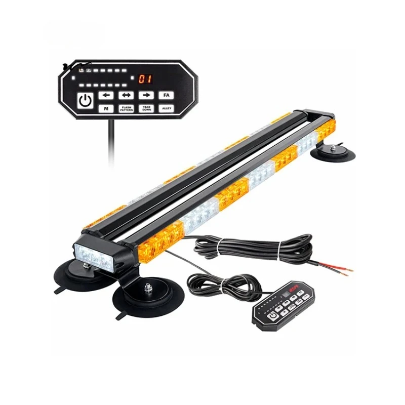 

31 "62 светодиодный стробоскоп с дистанционным управлением, двухсторонний мигающий аварийный предупредительный проблесковый маячок, водонепроницаемый