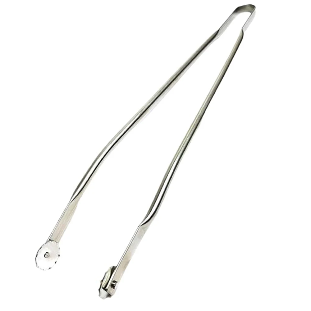 1pcs BBQ Sausage Turning Tongs Stainless Steel Long Handle Grilling Flipping Cooking Outdoor Barbecues Tools 30/40/50cm