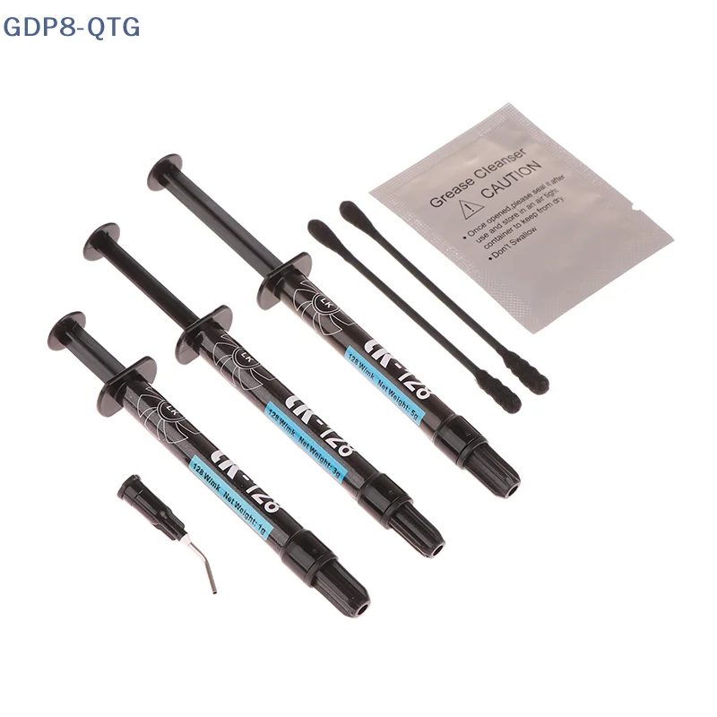 New 1Pc 1g/3g/5g LK-128 Liquid Metal Thermal Paste CPU GPU Graphics Card CPU Laptop Cooling Conductive Silicone Grease Sheet