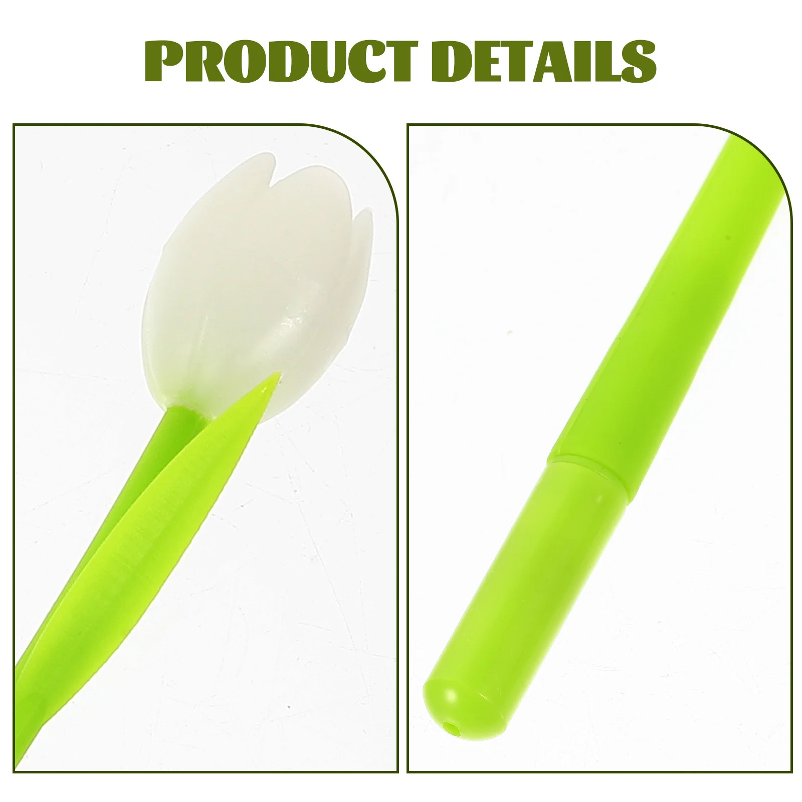 

3Pcs Swing Gel Pen Adorable Plant Pens Leakproof Writing Stationary Lightweight Fun for Students Office