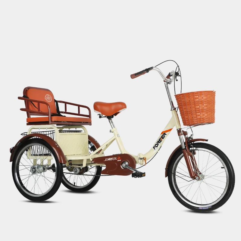 

LTT the elderly force tricycle bicycle light small elderly scooter adult