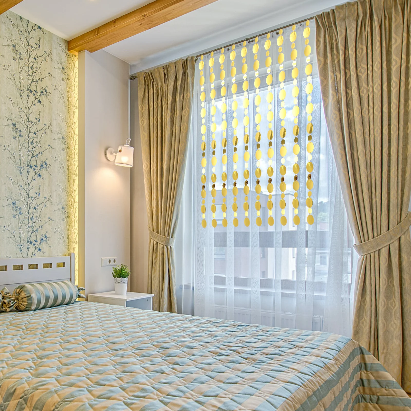 

10Pcs Sequins Curtain Premium Wedding Hanging Decor for Festival Party Screen Layout Prop Creative Home Decor Sequins Curtain