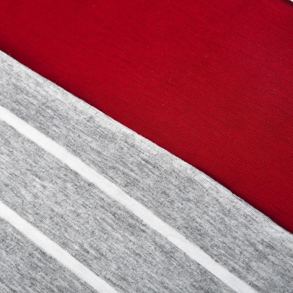 الأمومة قمصان لطيفة للرضاعة الطبيعية الأمومة قصيرة الأكمام تي شيرت مخطط المرأة أعلى الأمومة الأمومة الهيكل العظمي قميص الصبي #6