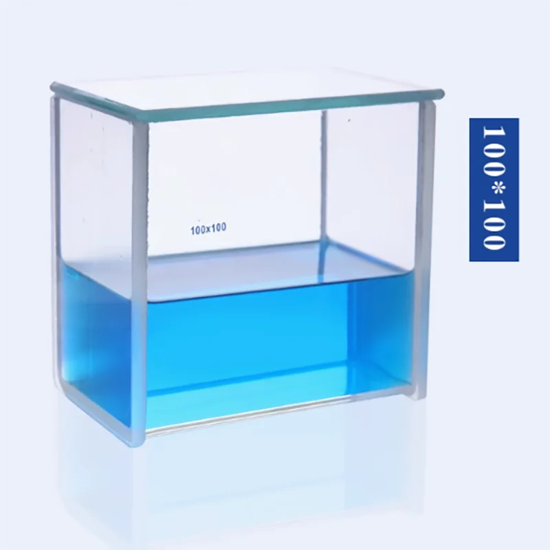 

Laboratory single-chamber heavy-duty molded solvent glass staining chamber size (L*H) 100*100 mm chromatography cylinder