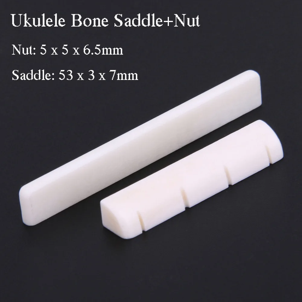 

Натуральная говяжья кость 21, 23, 26-дюймовая верхняя и нижняя подушка для укулеле, верхняя и нижняя струна, подушка-мост