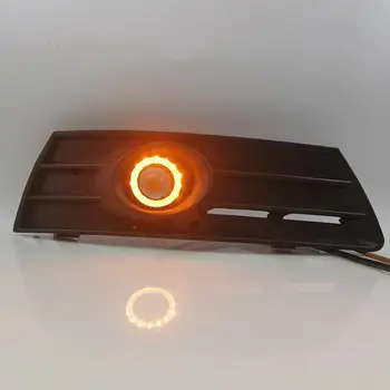 폭스바겐 파사트 CC 2008, 2009, 2010, 2011, 2012년형용 LED 안개등 어셈블리 (전면 범퍼 안개등, 엔젤아이, 주간 주행등 포함) 교체용 12 best sales 폭스바겐 파사트 CC 2009 - №3