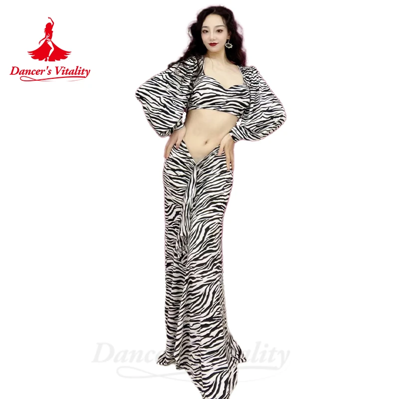 Belly Dance Costumes Set for Women Oriental Winter Long Sleeves Practice Clothes Shaaib Baladi Clothing Skirt Bellydance Outfit