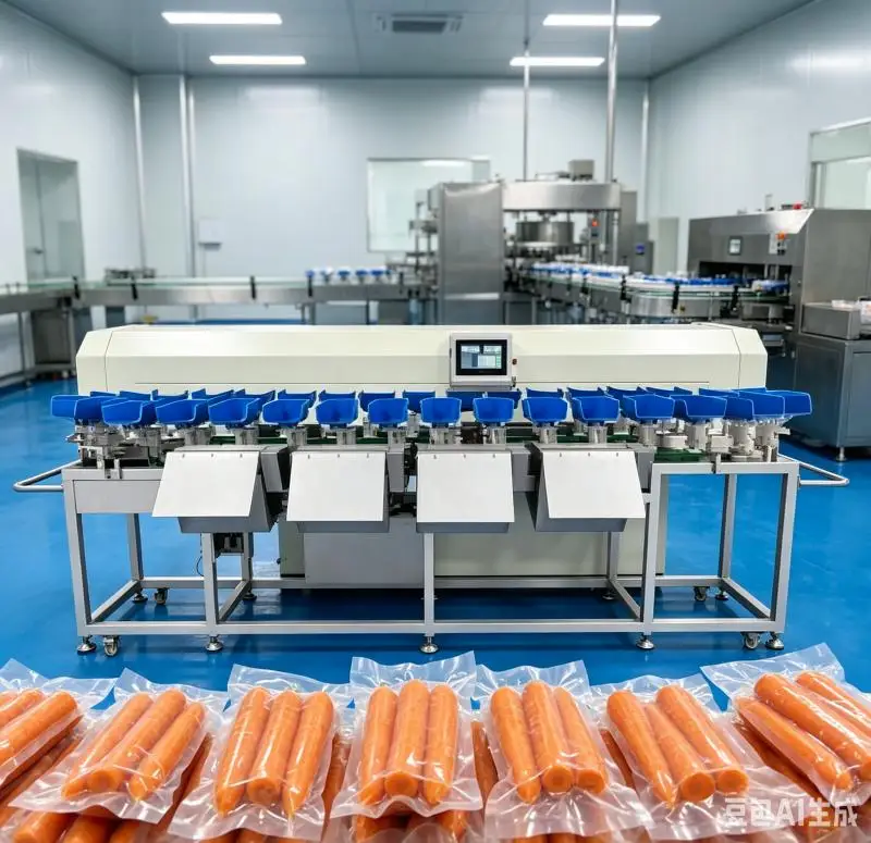 PLC Automatic Rotary Trays Combination High-Accuracy Weighing Machine for Vegetables Chicken Fresh Meat Processing Customized