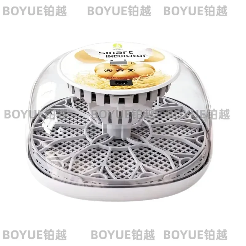 Household Small Chicken, Duck, Goose Egg Incubator Automatically Add Water Intelligent Temperature Control 12 Eggs Incubators