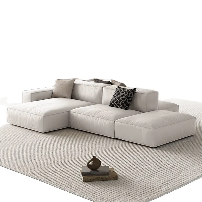 Tofu block sofa, Italian island module large flat layer combination double-sided