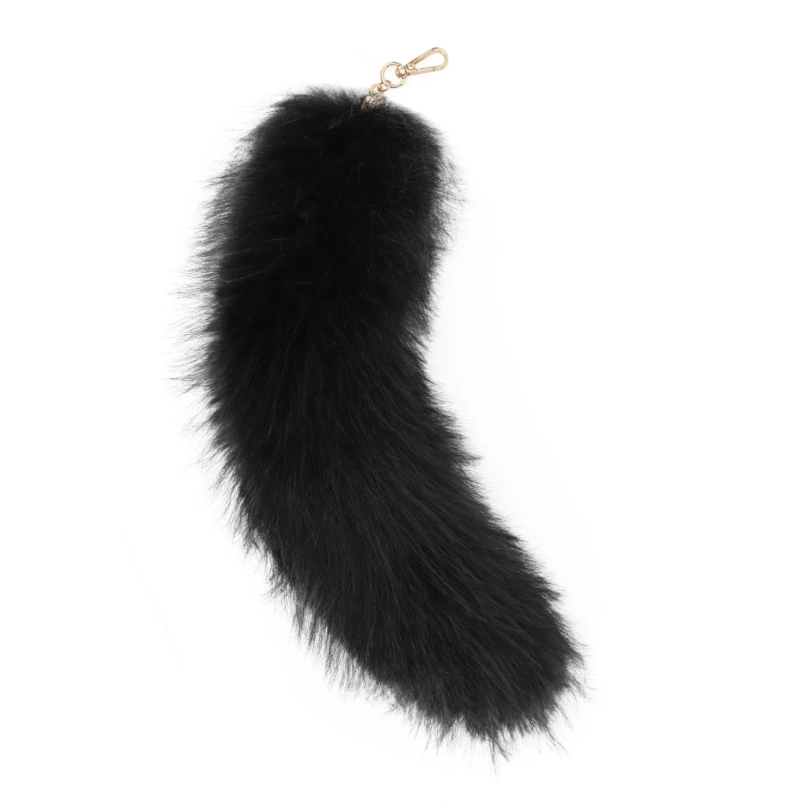 40cm Faux Fox Fur Tail Wolf Tail Furry Animal Tail Cosplay Costume Props  Chic Y2k Beautiful Accessory Length Halloween