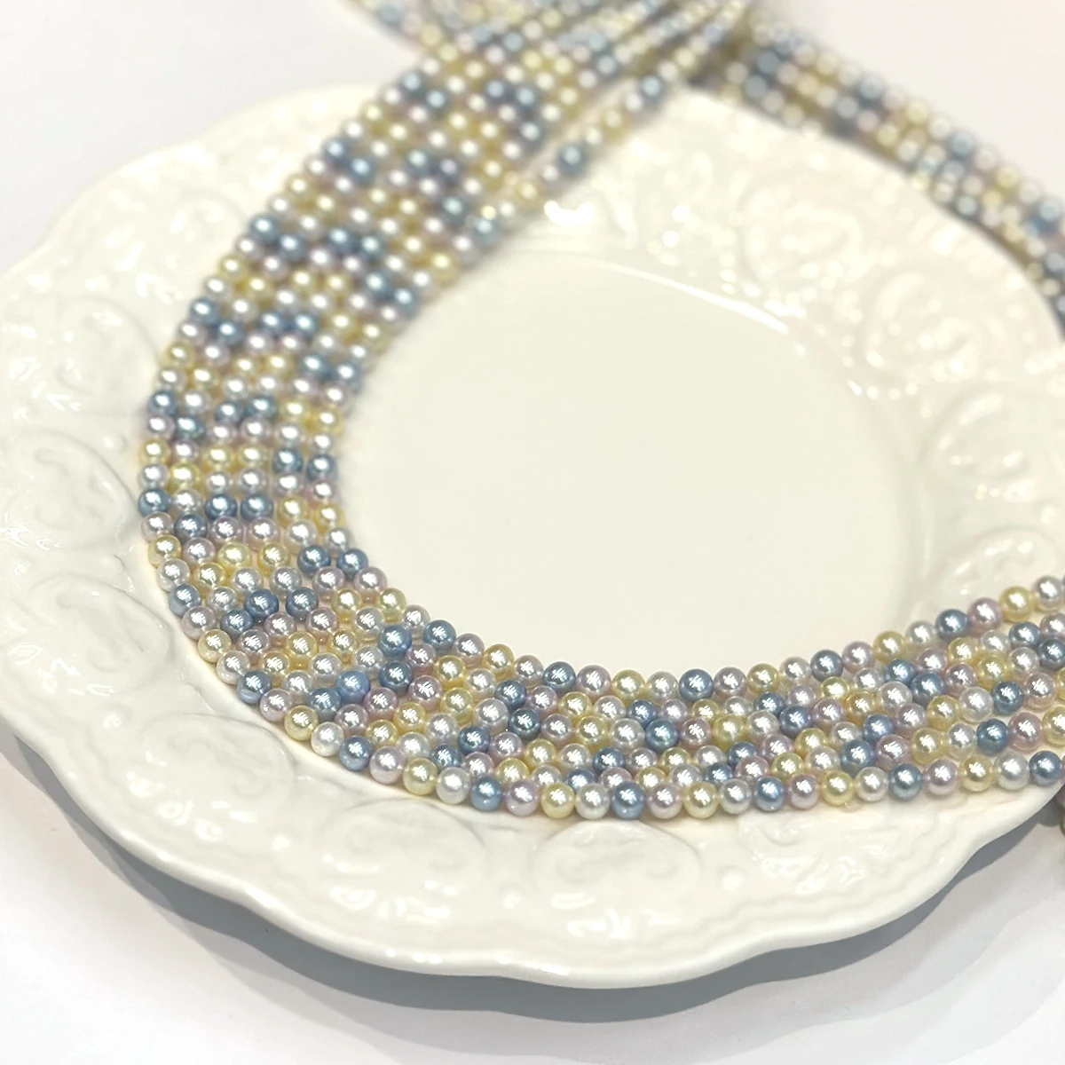 Elegant 4-5mm round Colorful Freshwater Pearl Loose Beads for Women Handmade Jewelry Making - Necklace Bracelet Earring Gift Ide