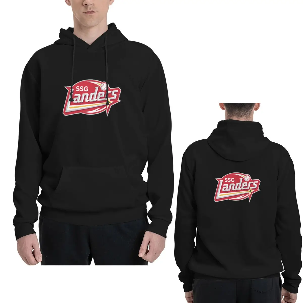 

SSG LANDERS Толстовка с капюшоном Harajuku Пуловер Осень Зима Мужская женская толстовка Топы с длинными рукавами