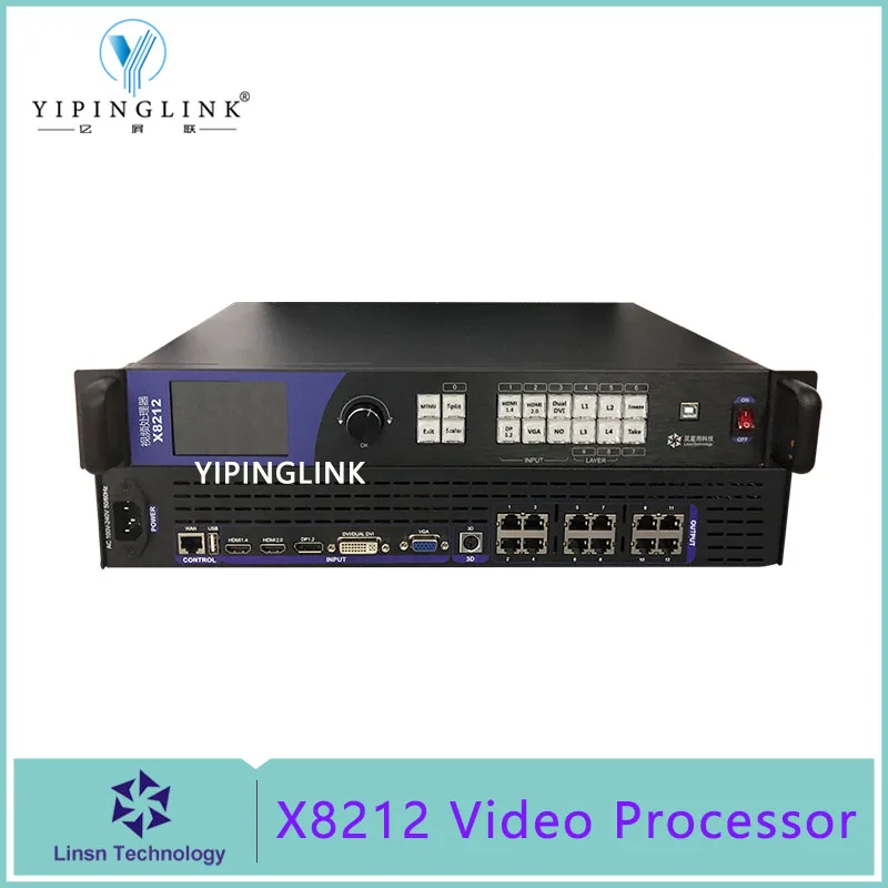 

Linsn X8212 4K LED Video Processor For Large Full Color LED Screen