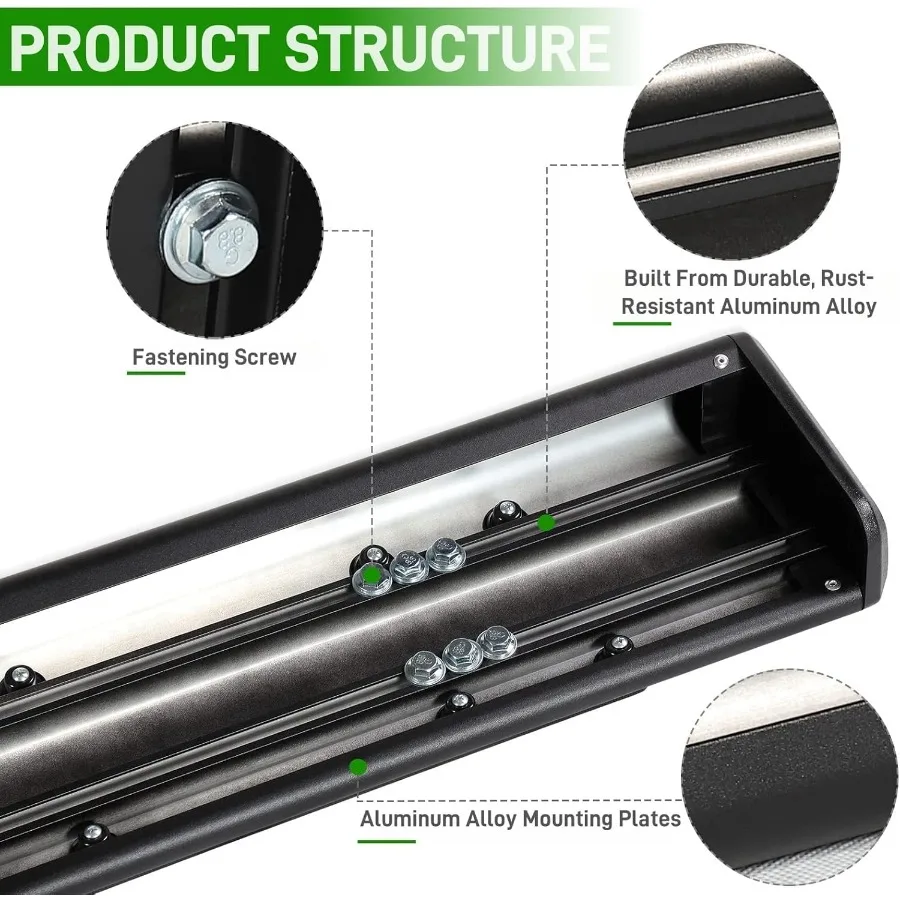 6 لوحات تشغيل متوافقة مع 20152025 Ford F150 و20172025 F250 F350 F450 Super Duty Super Cab Side Step Rails Nerf Bars #5