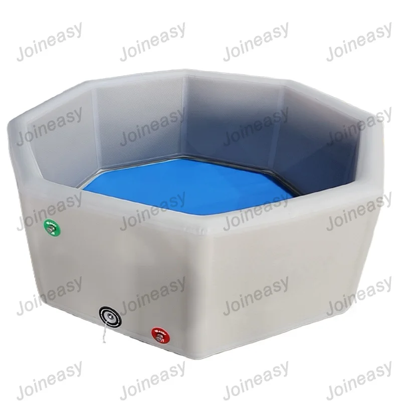 

New Design Round Inflatable Pool Above Ground Swimming With Pump Cold Plunge Tub For Outdoor Bathing