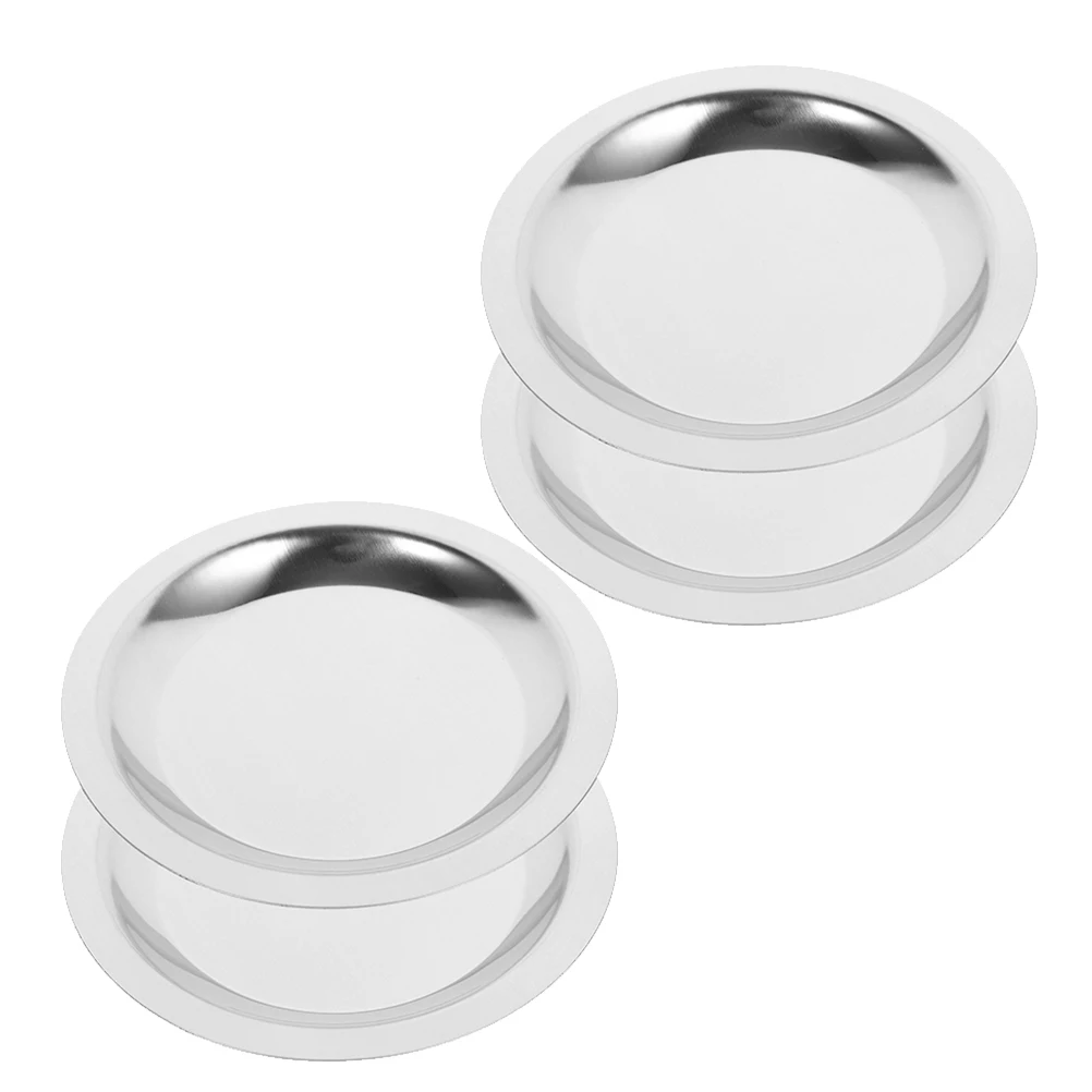 

4pcs Bottle Coaster Stainless Steel Anti scalding Heat Insulation Desk Protection Mat for Bottles Kitchen Pad