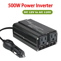 12v Inverter For 110v 220v 500W DC To AC Portable Power Dual USB Voltage Converter Car Solar Inverter UN US Socket