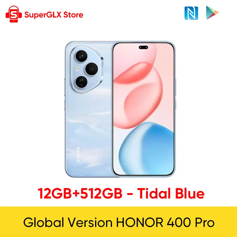 Global Version HONOR 400 Pro 5G NFC Smartphone Snapdragon 8 Gen 3