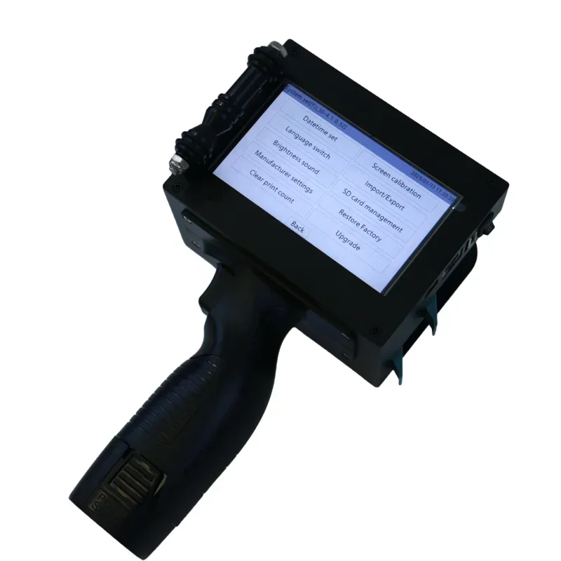 Hand Printer Portable Inkjet for Metal Barcode Logo Batch QR Code Plastic Card Smart Thermal Expiry Date Printer Handheld