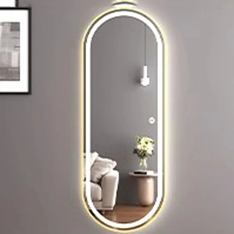 Led Light Bathroom Mirror Irregular Living Room Body Luxury Mirror Bedroom Large Espelho Grande Para Quarto Bedroom Decor image 2