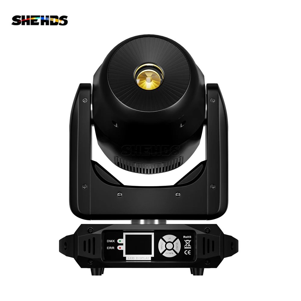 SHEHDS LED 8 Face Prisms Spot 160W Moving Lighting Pattern Dynamic With Flight Case For DJ Disco Home Party