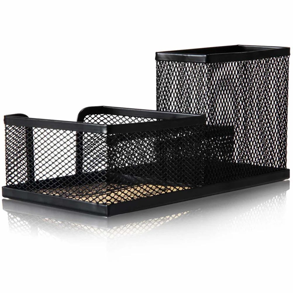 

-in-1 Metal Mesh Pen Holder Multifunctional Design for Pens Pencils and Other Stationery Pen Holder Desk Storage Box