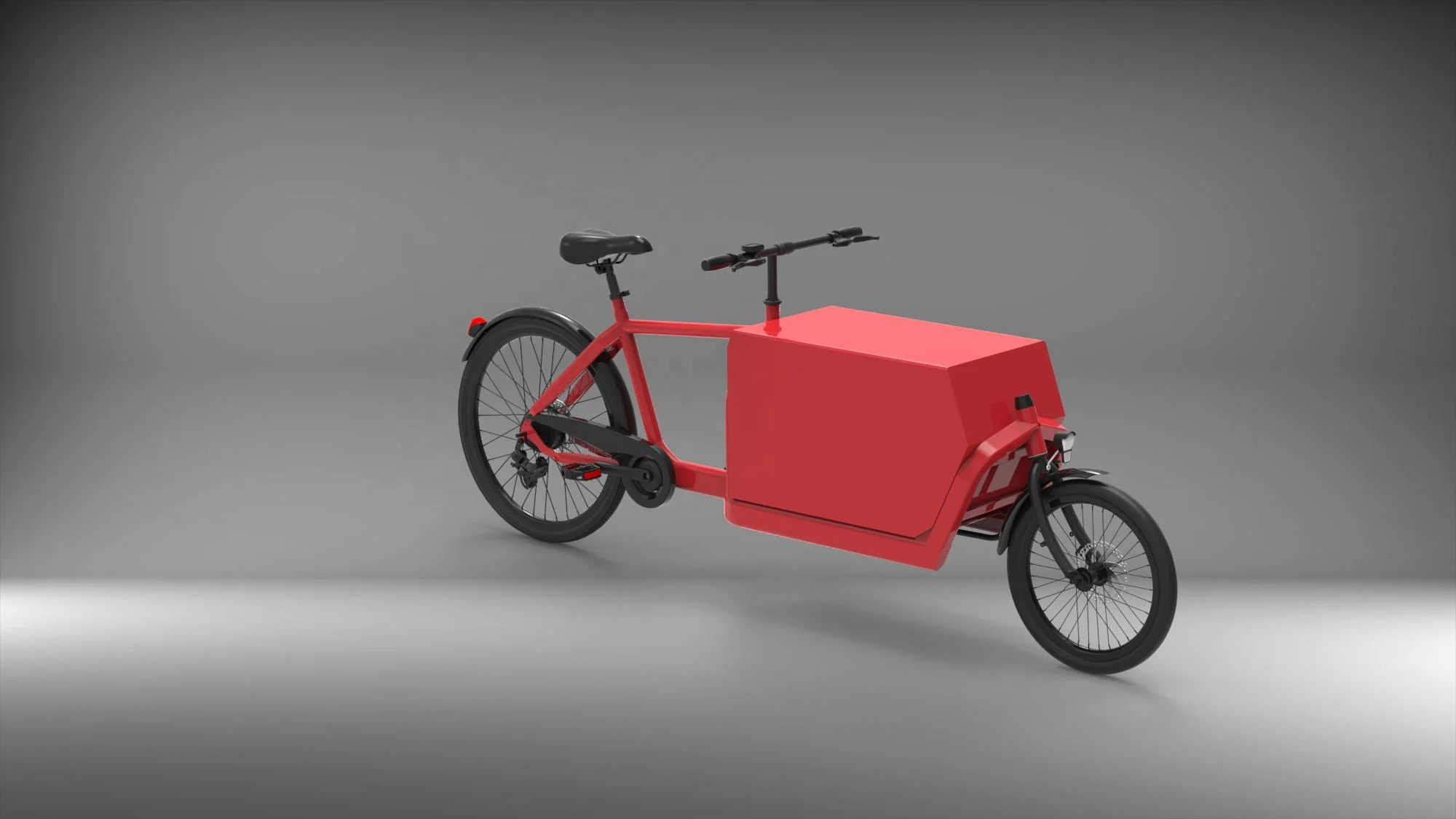 Cheap Factory Made Electric 2 Wheels Cargo Bike Front Box Cargo Bike