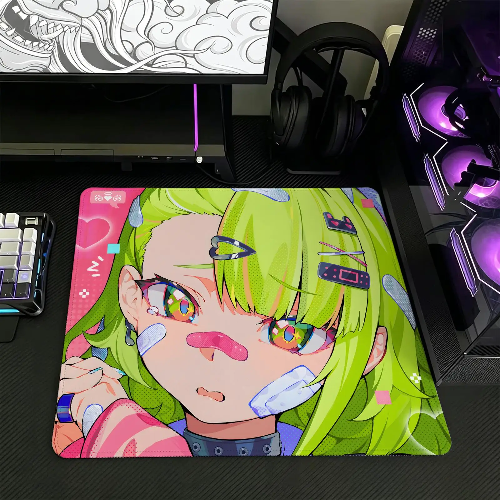 Mouse Pad Regular gaming mouse pad  Office mouse pad Laptop desk mat Stitched edge S/M/L size mouse pad  Zenless Zone Zero Sunna