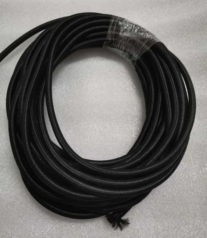 2m 3m 5m 10m 250V 2 Core 0.75mm2 Textile Electric Wire Fabric Cloth Braided Flex Cable Vintage Lamp  Cord