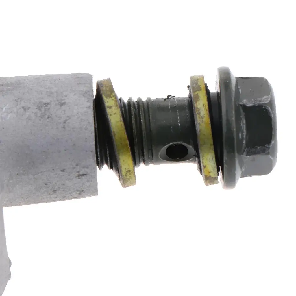 Brake Line Tee Connector Silver Anti Rust Hydraulic Brake Hose Pipe Fitting for Dirt Bike Clutch Hose Application