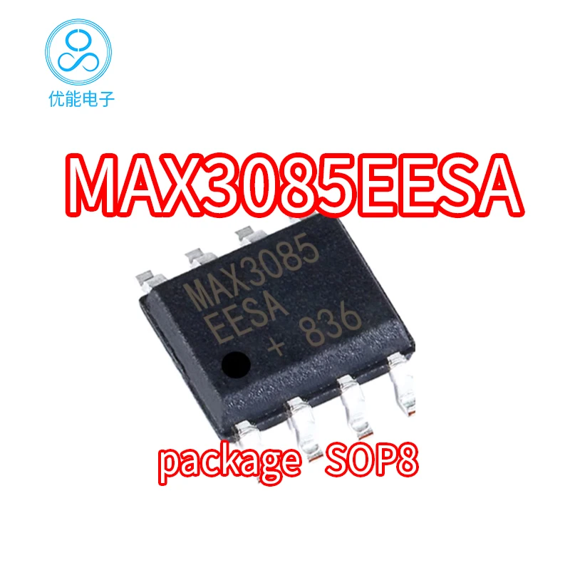 MAX3085EESA MAX3085 Package SOP8 Chip Transceiver Chip MAX3085EES